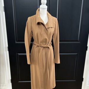 Babaton Camel Wrap Coat